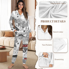 画像をギャラリービューアに読み込む, 'Fogo Island' Women's Pajama Set
