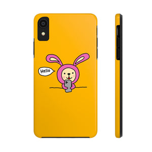 Hello Bunny-Tough Phone Cases