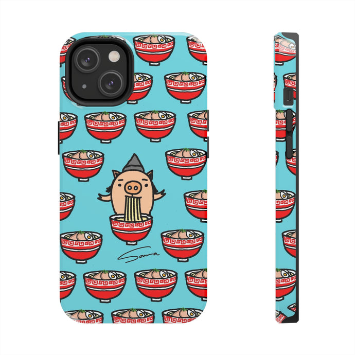 Ramen pig - Phone Cases