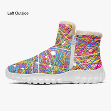 Load image into Gallery viewer, Rainbow Threads- Fur Zipper Up Boots
