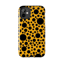 画像をギャラリービューアに読み込む, Yellow with black dots - Phone Cases
