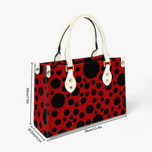 Load image into Gallery viewer, 874. Women&#39;s Bag Red with Black dots
