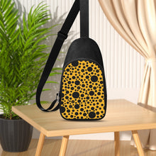 Load image into Gallery viewer, Yellow with Black dots- Chest Bag
