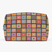 Load image into Gallery viewer, Colorful Square--Large Capacity Travel Makeup Bag
