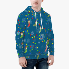 画像をギャラリービューアに読み込む, Holiday Bear in Snow - Unisex Trending Hoodie
