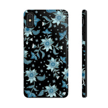 Load image into Gallery viewer, Blue Flowers-Tough Phone Cases
