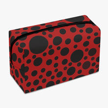 画像をギャラリービューアに読み込む, Red with Black dots-Large Capacity Travel Makeup Bag
