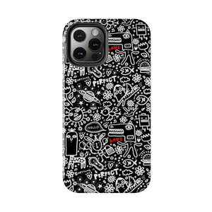 Everything is Perfect on Black-Tough Phone Cases