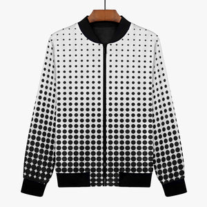 White with black dots- Trending Women’s Jacket