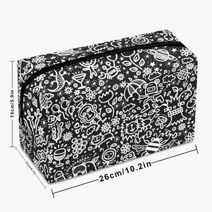 Everything is Perfect black-.Large Capacity Travel Makeup Bag