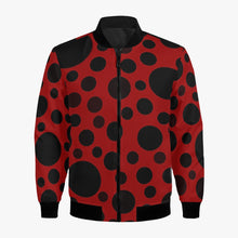 画像をギャラリービューアに読み込む, Red with black dots-Trending Women’s Jacket
