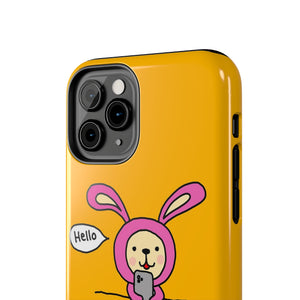 Hello Bunny-Tough Phone Cases