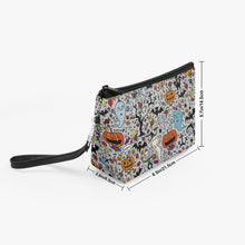 Load image into Gallery viewer, 288. Zipper Makeup Bag with Wrist Strap Halloween- zipper strap bag
