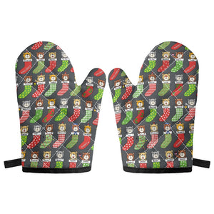 Oven glove(two pieces)