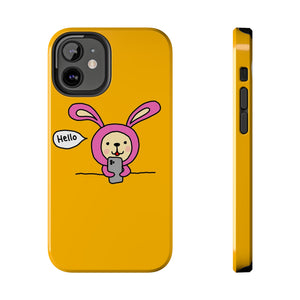 Hello Bunny-Tough Phone Cases