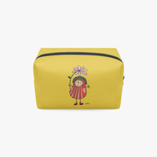 Load image into Gallery viewer, 585. ‘Daruma Cat’ Boxy Makeup Bag
