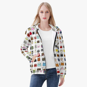 Fashion Lover- Women's  Full Zip Up Hoodie