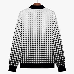 White with black dots- Trending Women’s Jacket