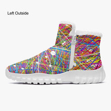 Load image into Gallery viewer, Rainbow Threads- Fur Zipper Up Boots
