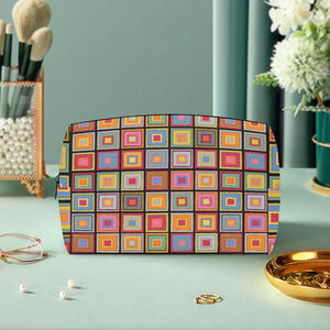 Colorful Square--Large Capacity Travel Makeup Bag