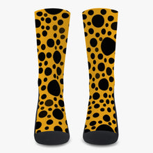 Load image into Gallery viewer, Yellow with Black dots - Socks
