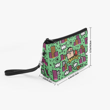 Load image into Gallery viewer, 288. ‘Tiger Human’ Zipper Makeup Bag with Wrist Strap
