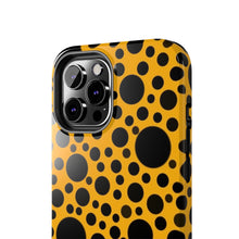 画像をギャラリービューアに読み込む, Yellow with black dots - Phone Cases
