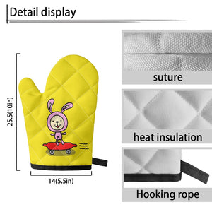 Oven glove(two pieces)