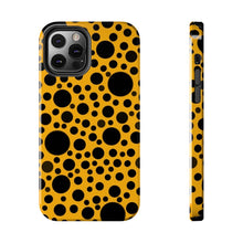 画像をギャラリービューアに読み込む, Yellow with black dots - Phone Cases
