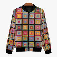 画像をギャラリービューアに読み込む, Colorful Square-Trending Women’s Jacket
