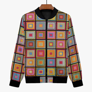 Colorful Square-Trending Women’s Jacket