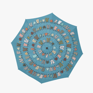 Automatic Folding Umbrella Sunny Day