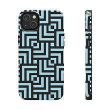 Load image into Gallery viewer, Square chevron Blue-Tough Phone Cases
