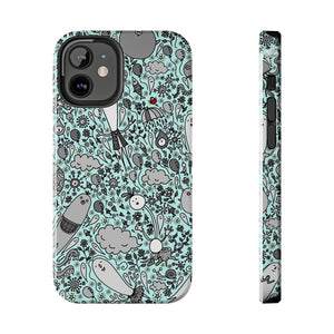 Deram in Turqoise-Tough Phone Cases