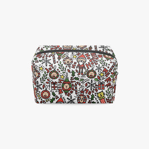 585. 'Merry' Boxy Makeup Bag