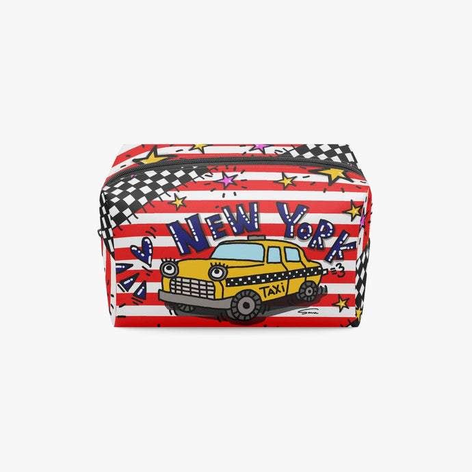 B4- 585.Large Capacity Travel Makeup Bag New York