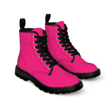 Load image into Gallery viewer, Just Pink -Women&#39;s Canvas Boots
