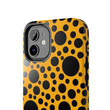 画像をギャラリービューアに読み込む, Yellow with black dots - Phone Cases
