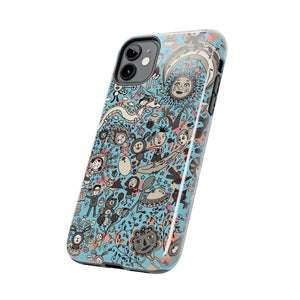 Unknown World in blue- Phone Cases