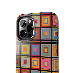 Colorful Square-Tough Phone Cases