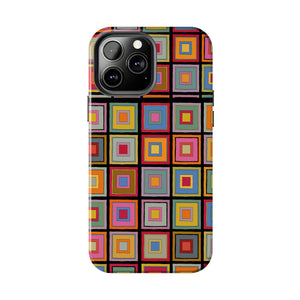 Colorful Square-Tough Phone Cases