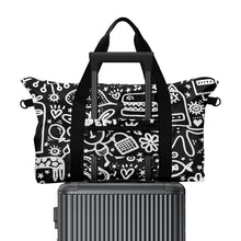 Load image into Gallery viewer, 'Everything is Perfect on Black' Lightweight luggage
