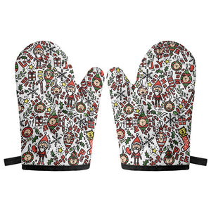 Oven glove(two pieces)