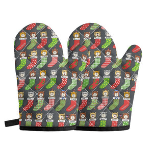 Oven glove(two pieces)