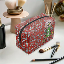 Load image into Gallery viewer, 585. ‘Santa Tree’ Boxy Makeup Bag
