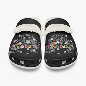 Sawa Art Design-Lined All Over Printed Clogs