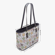 Load image into Gallery viewer, 586. Large -Leather Tote Bag Happie in lilac
