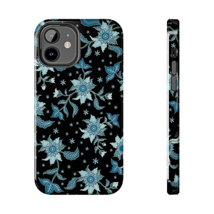 Blue Flowers-Tough Phone Cases