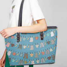 画像をギャラリービューアに読み込む, 586. Large Leather Tote Bag Sunny day
