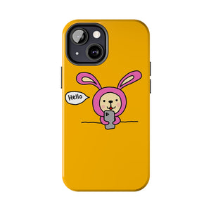 Hello Bunny-Tough Phone Cases